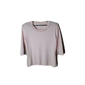 Neiman Marcus Cashmere Collection Women's Pink Beaded Sweater Size XL t8